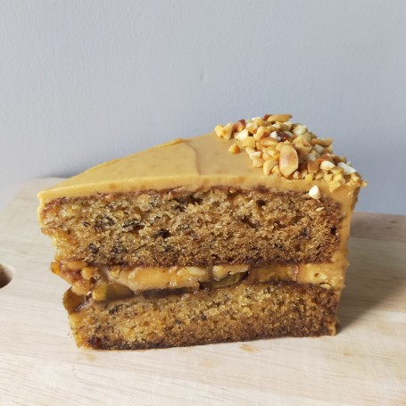 Banana Peanut Butter Cake