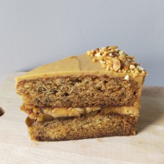 Banana Peanut Butter Cake