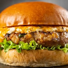 Double Cheese Chicken Egg Burger
